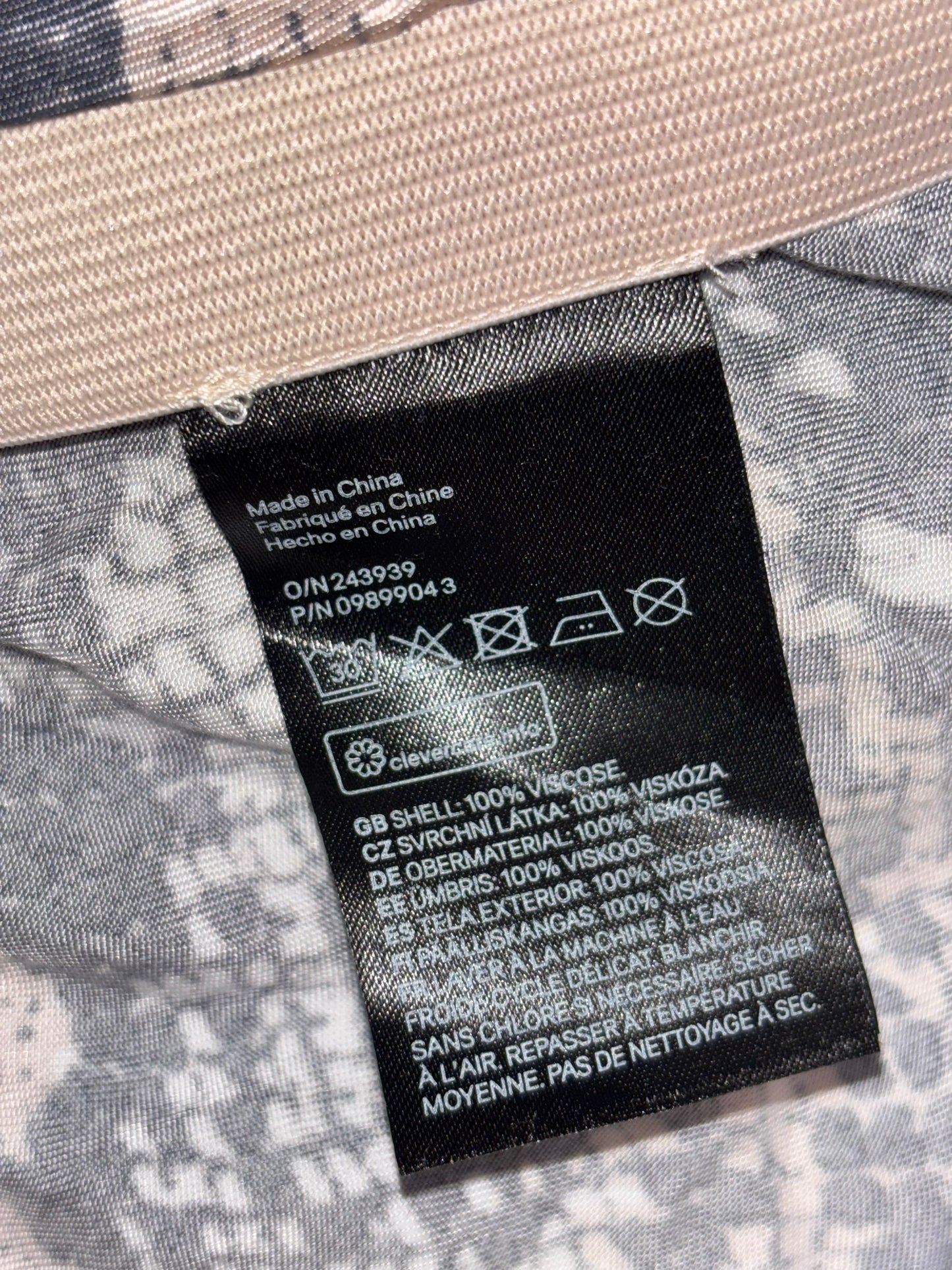 H&M Snake Pattern Mini Skirt