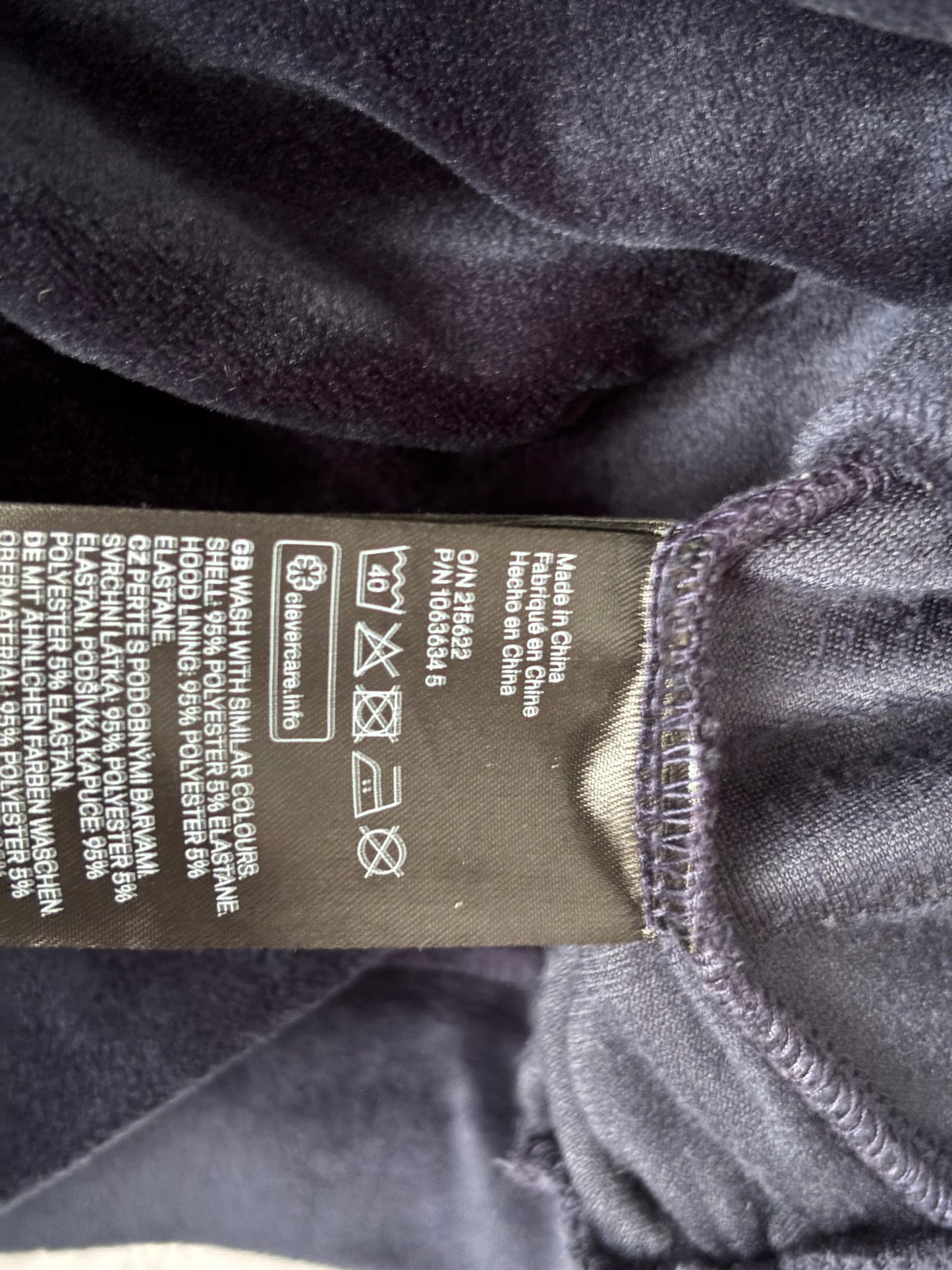 H&M Zip-Up Plush Sweater