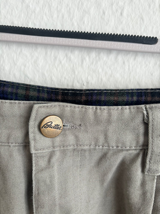 Butter 3/4 Length Baggy Jeans