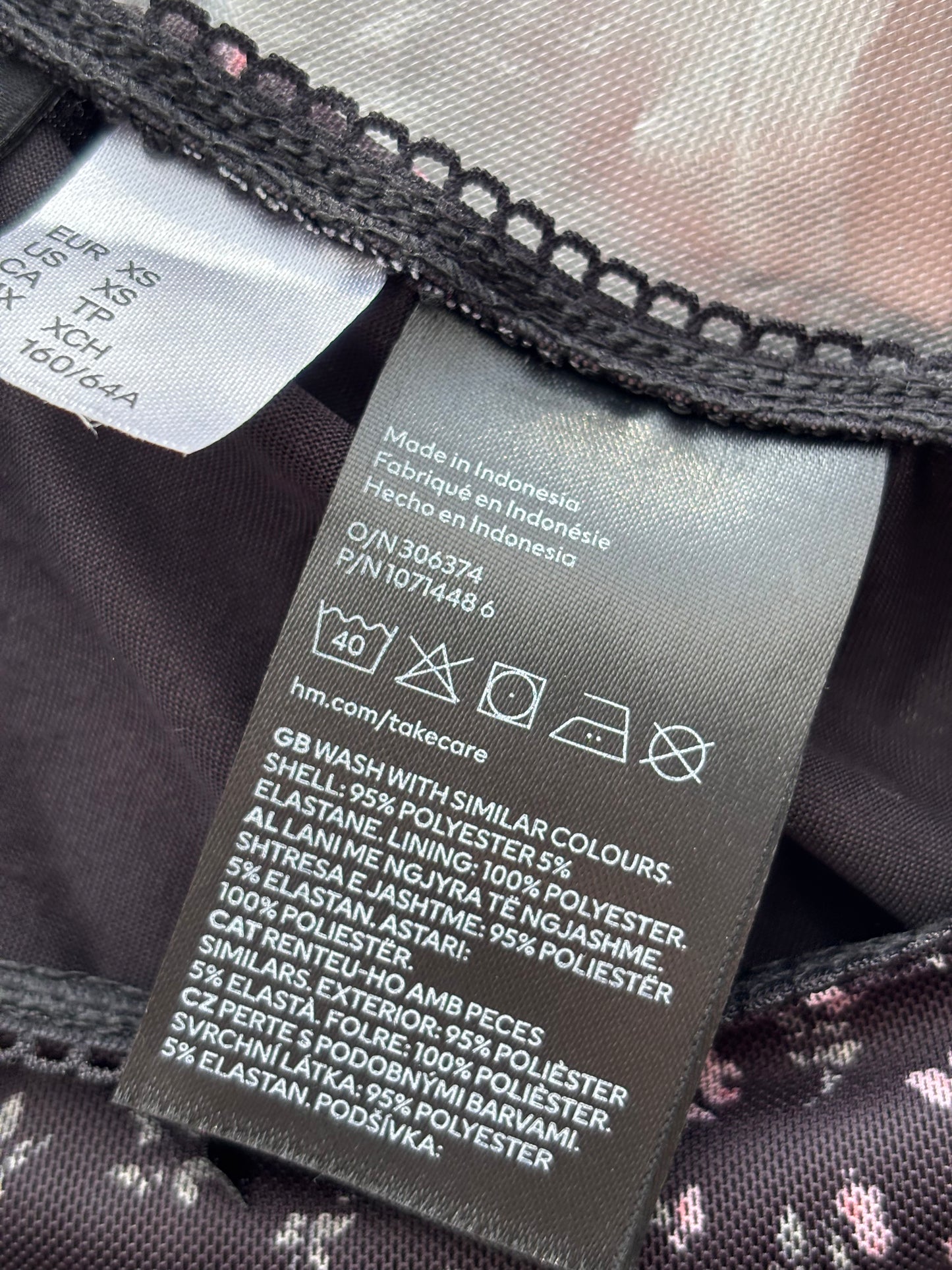 H&M Mini Floral Skirt