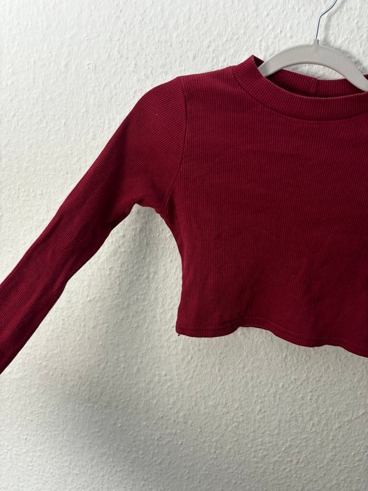 Boohoo Long Sleeved Crop Top