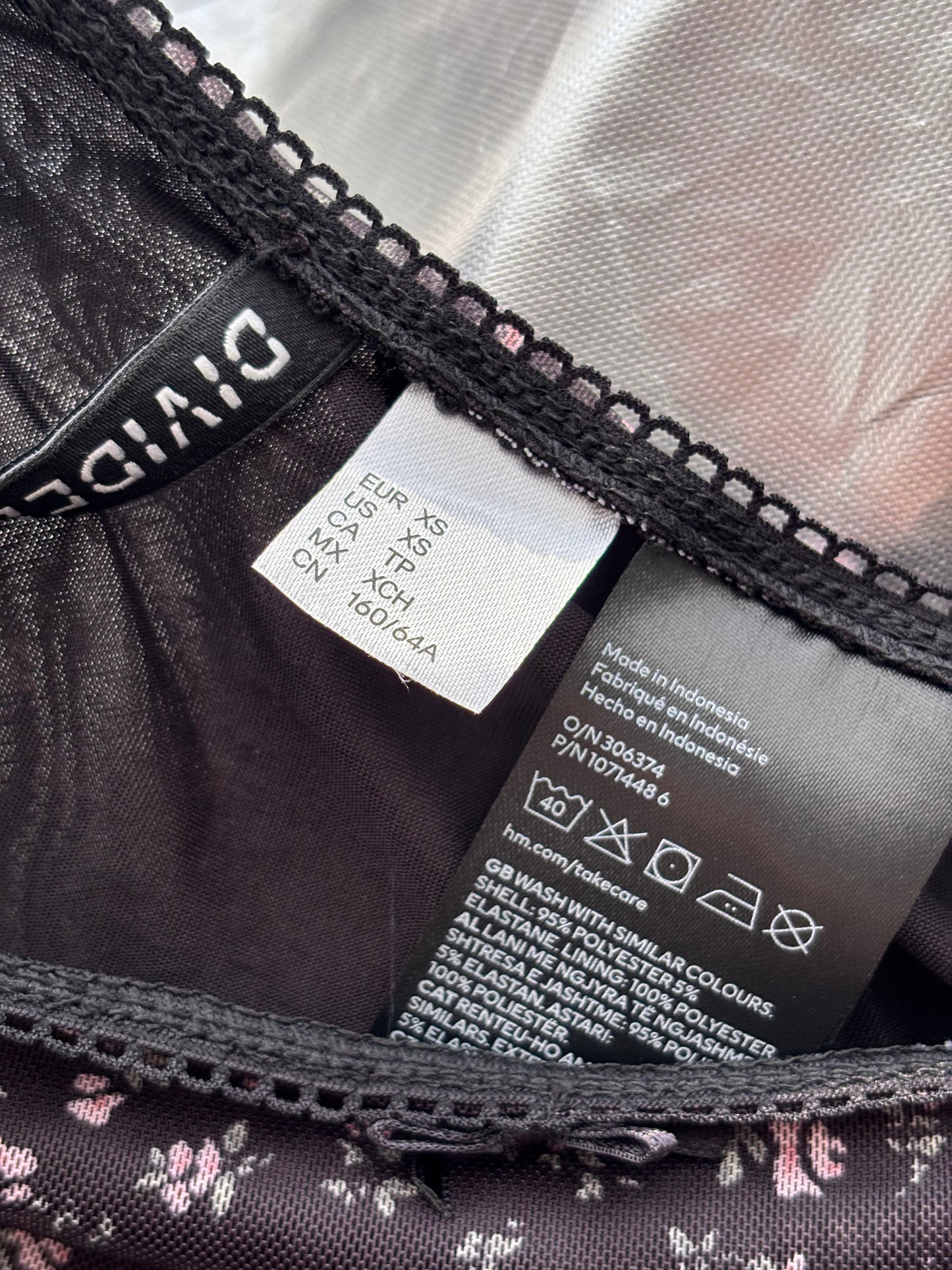 H&M Mini Floral Skirt