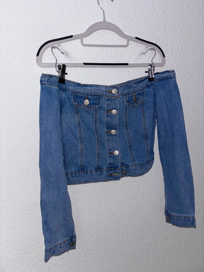 Boohoo Off Shoulder Crop Top