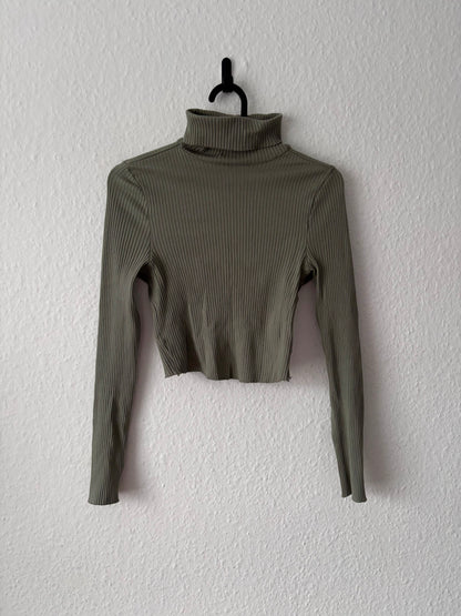 ASOS Design Turtle Neck Crop Top