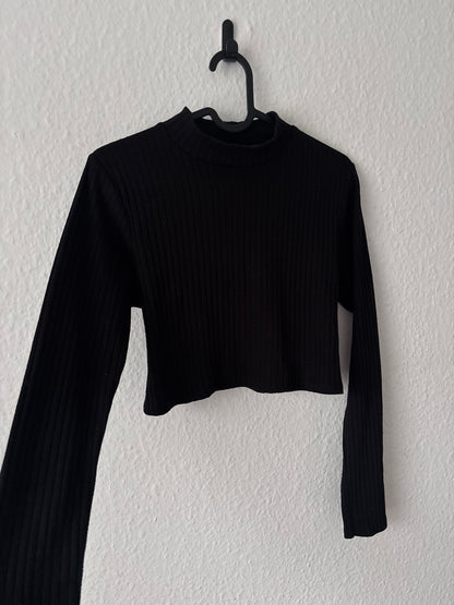 Nasty Gal Long Sleeve Crop Top