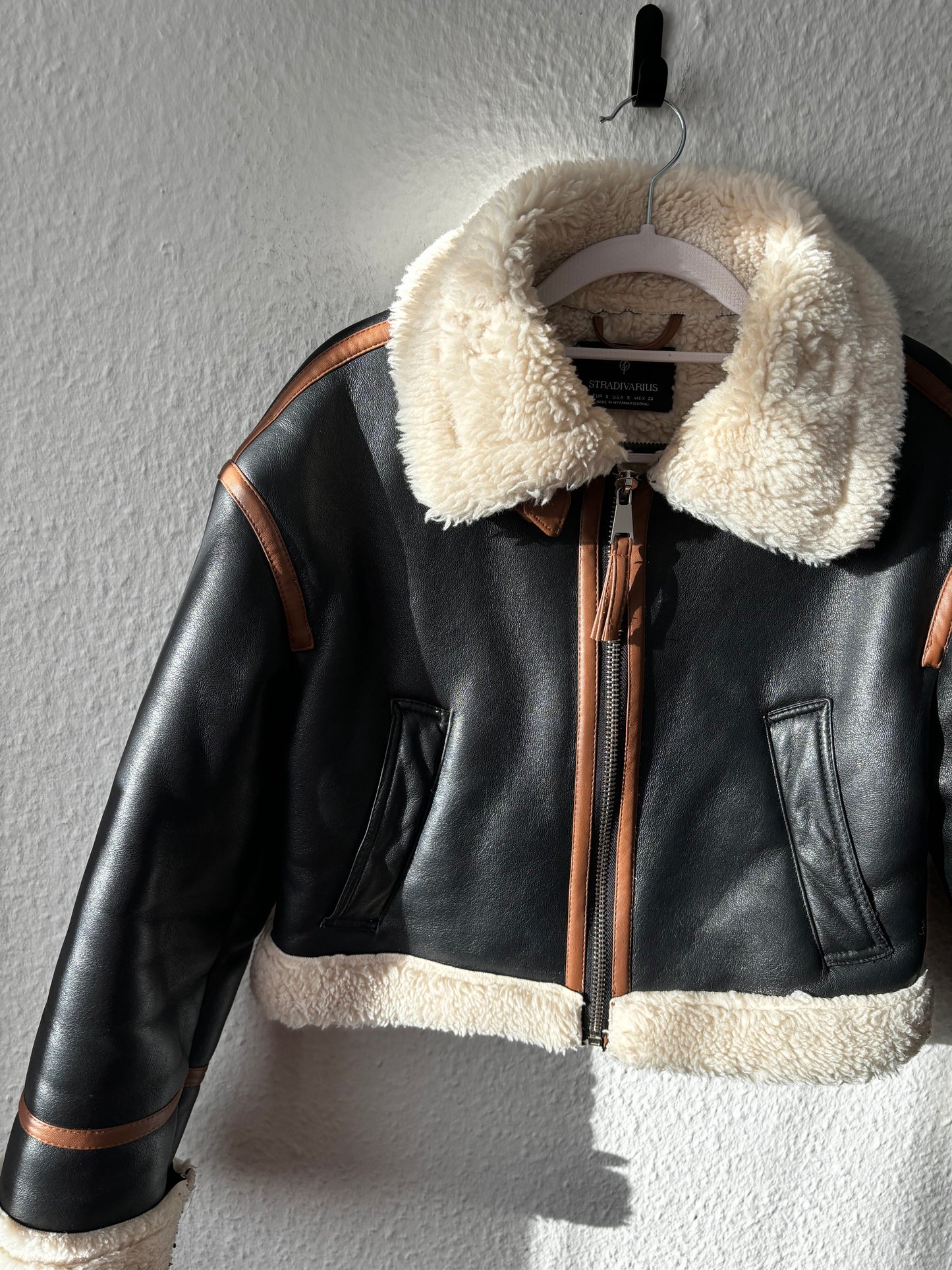 Stradivarius Leather Jacket