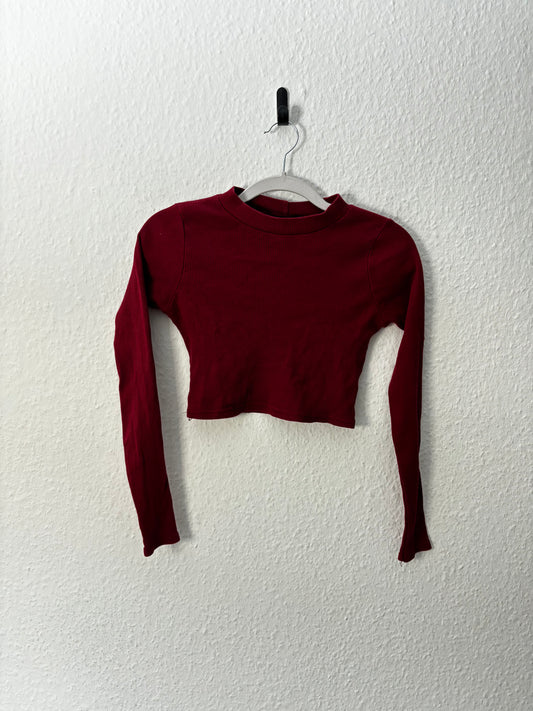 Boohoo Long Sleeved Crop Top