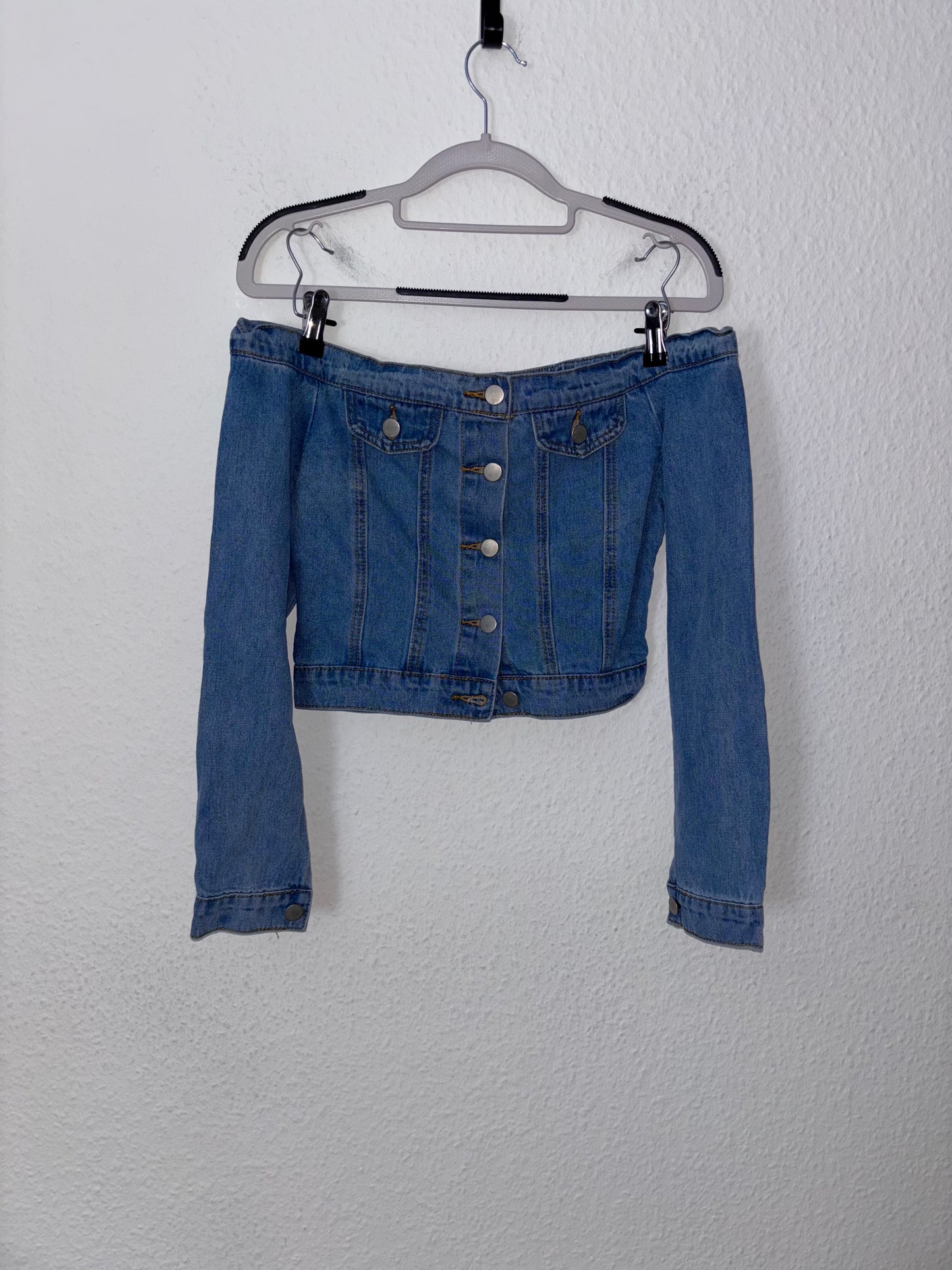 Boohoo Off Shoulder Crop Top