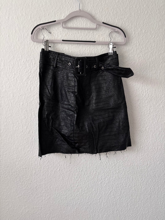Pieces Leather Skirt